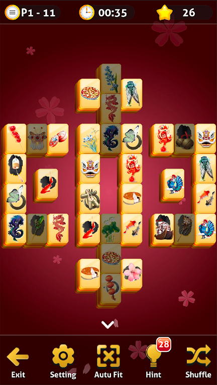 Mahjong Solitaire - Oriental Journey ဖန်သားပြင်ဓာတ်ပုံ 1