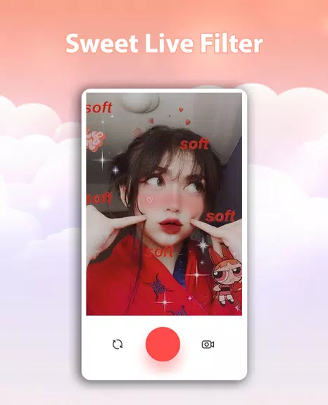 Sweet Live Filter Face Camera Schermafbeelding 0