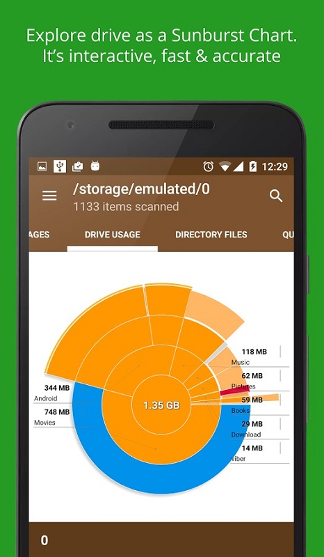 Storage Analyzer & Disk Usage Captura de tela 1