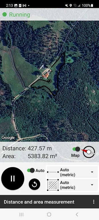 Distance and area measurement Ekran Görüntüsü 2