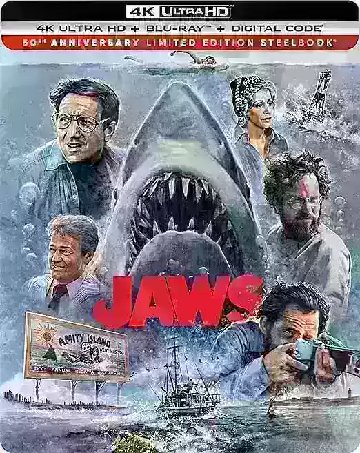 Jaws 4K Steelbook-Vorbestellungen zum 50. Jubiläum erhältlich