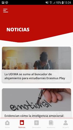 Schermata UDIMA App 3