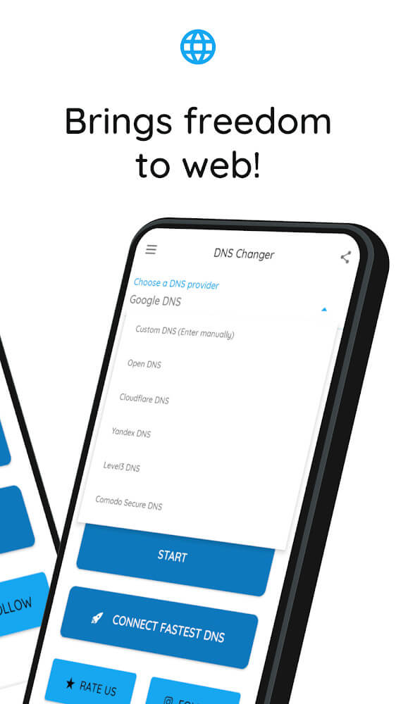 DNS Changer Mod ဖန်သားပြင်ဓာတ်ပုံ 1