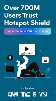 HotspotShield VPN & Wifi Proxy ภาพหน้าจอ 0