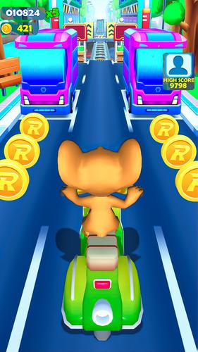 Cat Run : Tom Subway Runner 3D Ảnh chụp màn hình 0