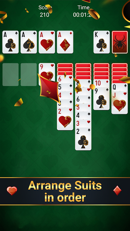 Free spider solitaire - classic solitaire ဖန်သားပြင်ဓာတ်ပုံ 2