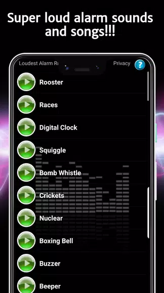 Loudest Alarm Ringtones Ảnh chụp màn hình 0