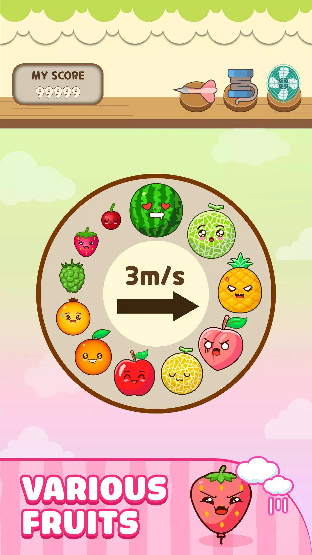 Melon Balloon: Fruit Merge應用截圖第3張