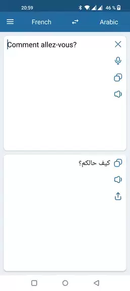 French Arabic Translator Tangkapan skrin 1