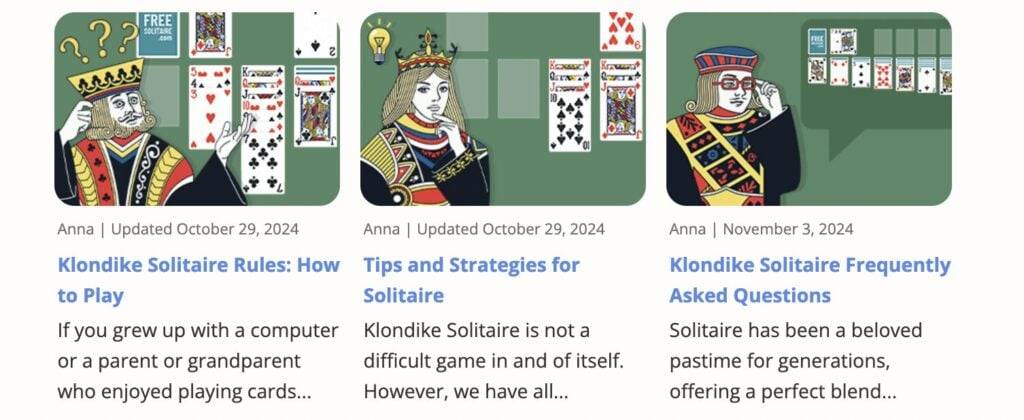 การเล่นเกม Solitaire