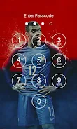 Kylian Mbappe Lock Screen ภาพหน้าจอ 3