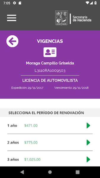 Recaudación Hacienda Sonora Schermafbeelding 1