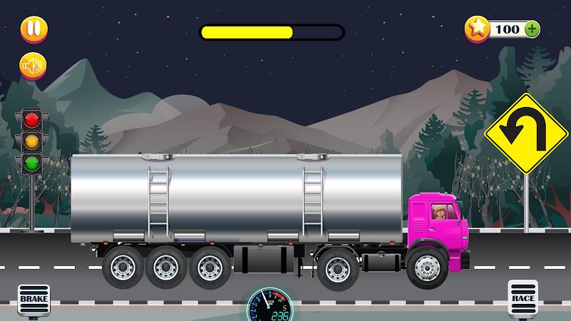 Cargo Truck Driving-Truck Game स्क्रीनशॉट 1