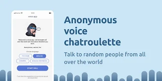 Voisa: voice chatroullette Ảnh chụp màn hình 0