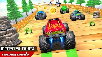 Monster Car Stunts Game 2023 Tangkapan skrin 0