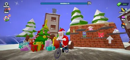 Santa Bike Master スクリーンショット 0