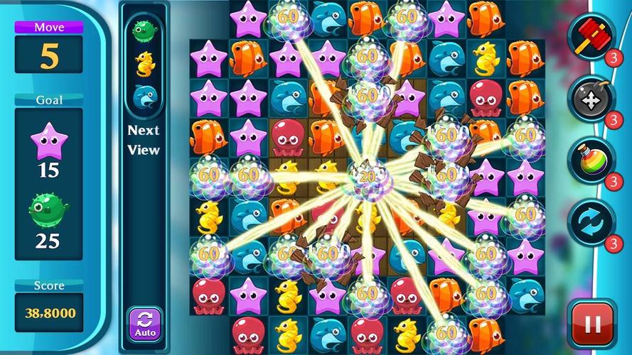 Ocean Match Puzzle स्क्रीनशॉट 0