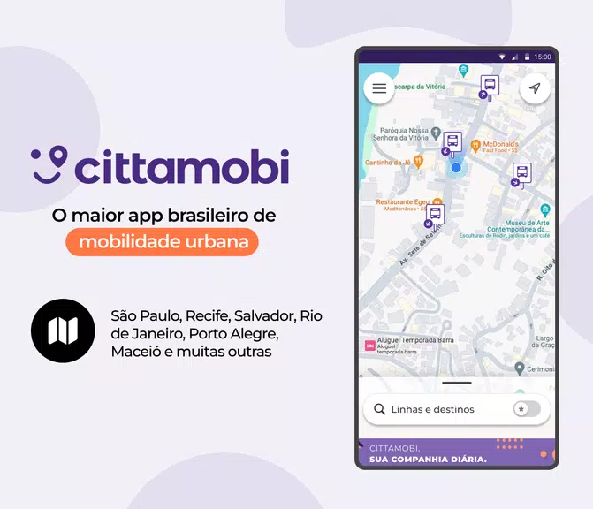 Cittamobi: Horários de Ônibus Tangkapan skrin 0