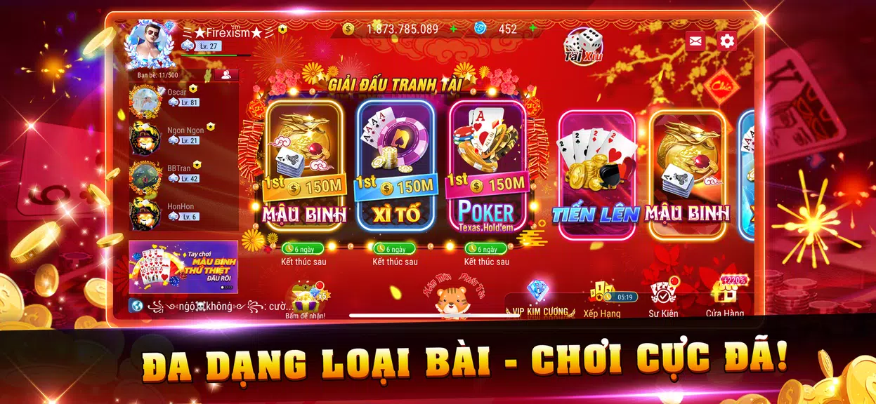 NPlay – Game Bài online, Tiến Lên, Xì Tố, Mậu Binh Captura de pantalla 0