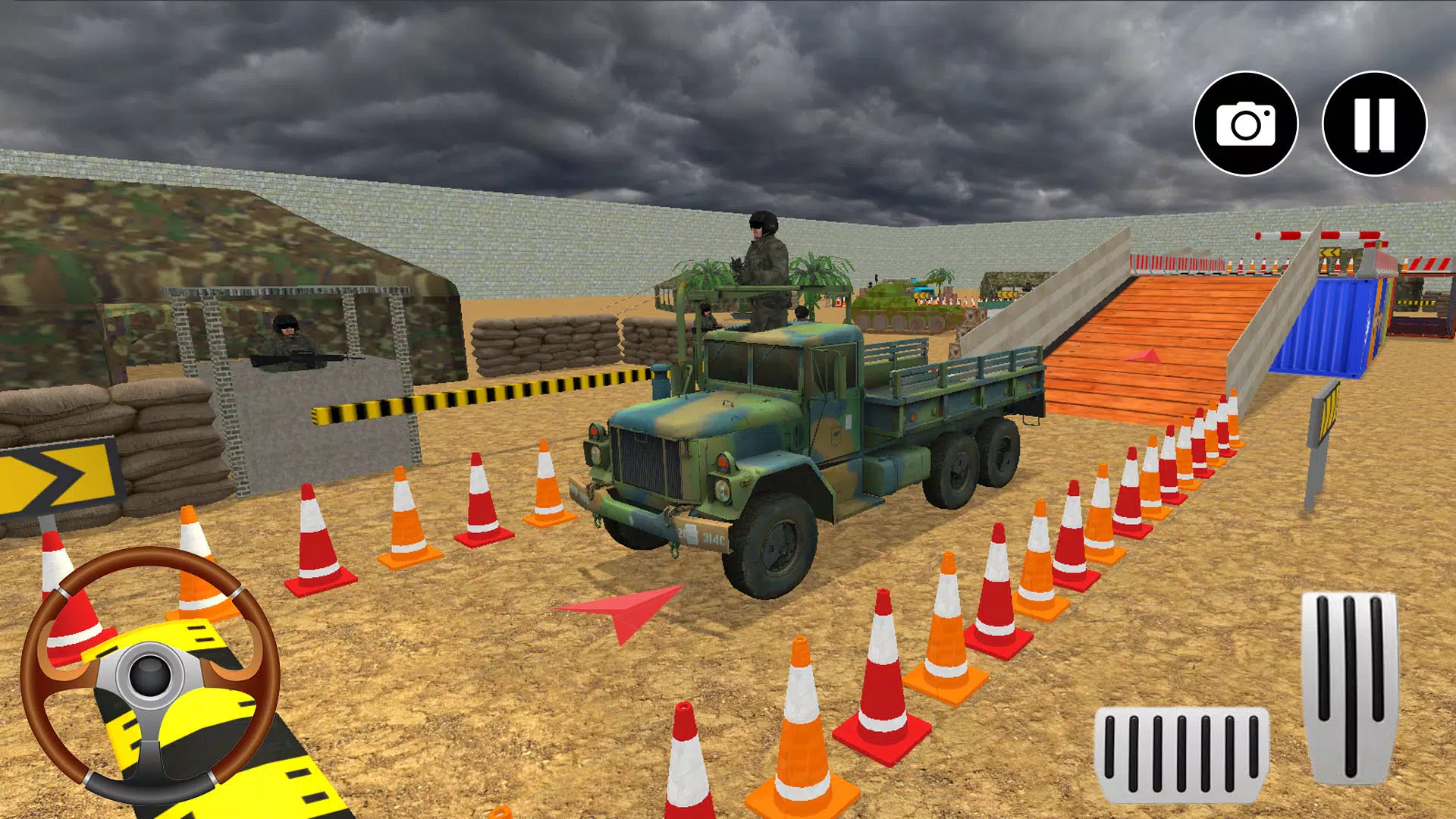 Army Truck Game Simulator 3D Captura de pantalla 2