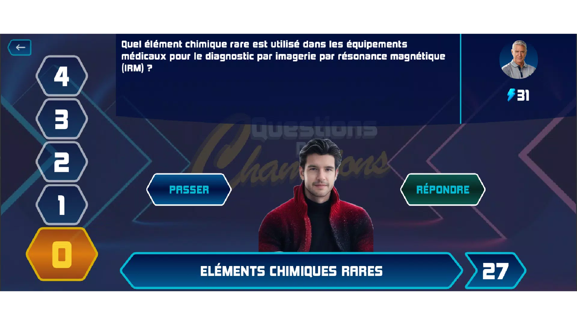 Schermata Questions De Champions 2