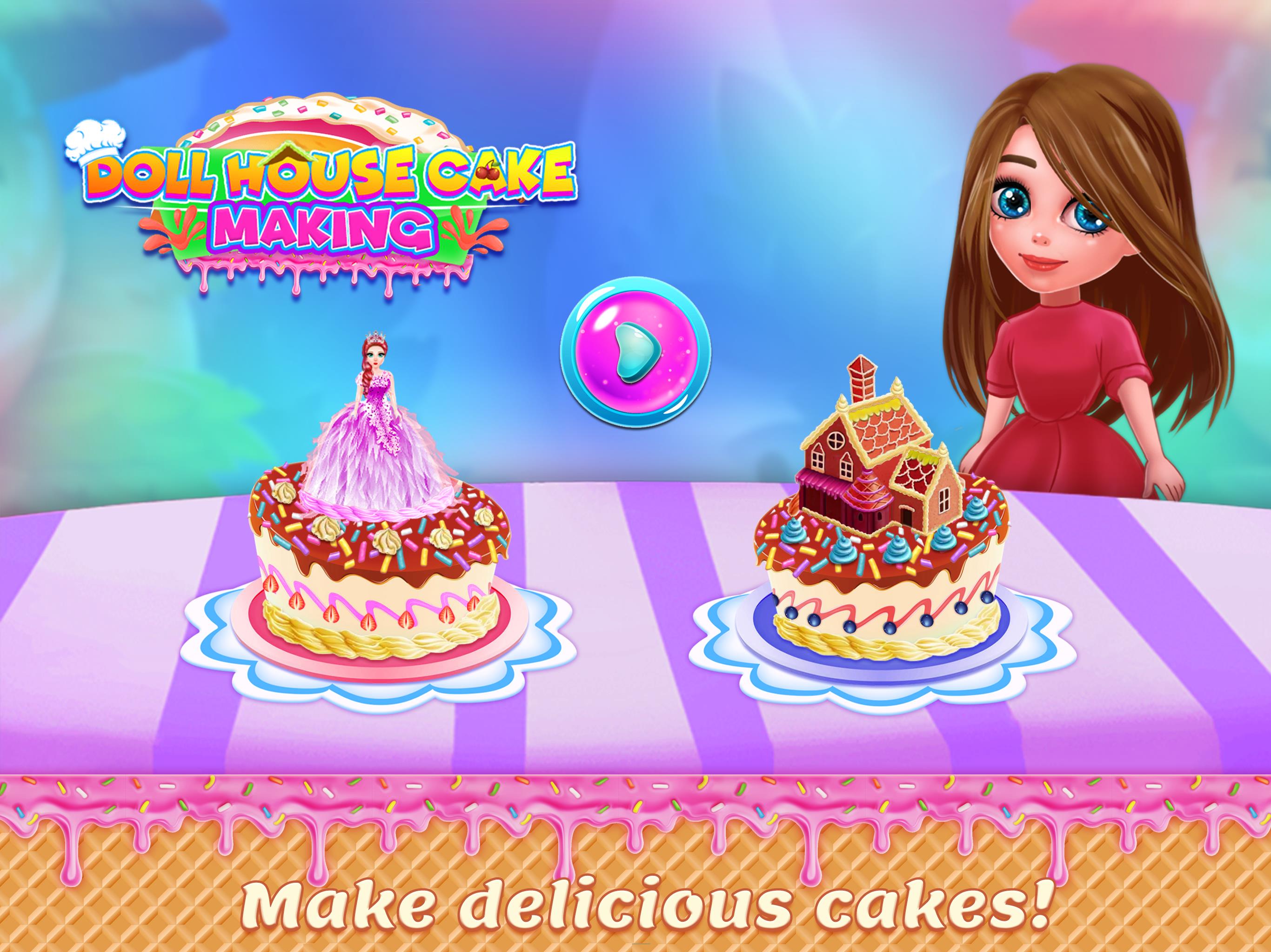 Doll House Cake Maker Game 스크린샷 2