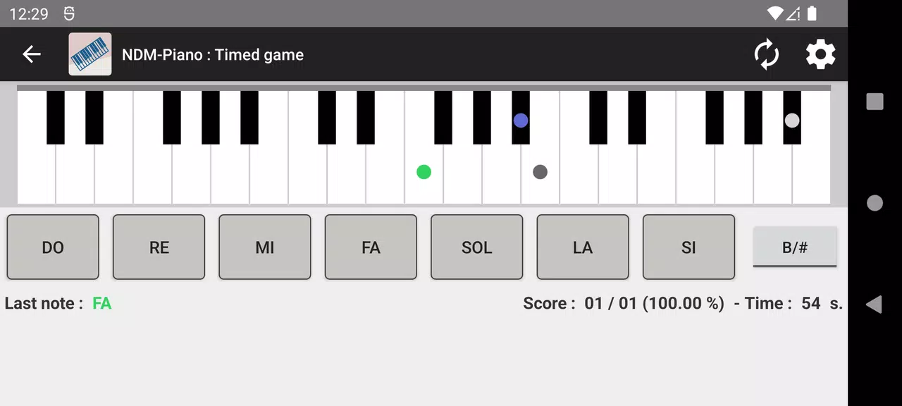 NDM-Piano Learn Music Notes ဖန်သားပြင်ဓာတ်ပုံ 0