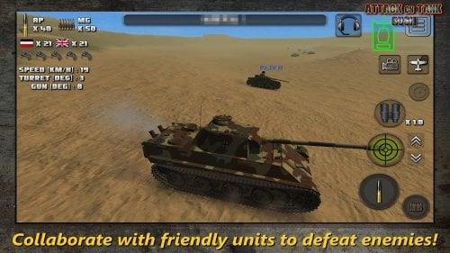 Attack on Tank : World Warfare Скриншот 1