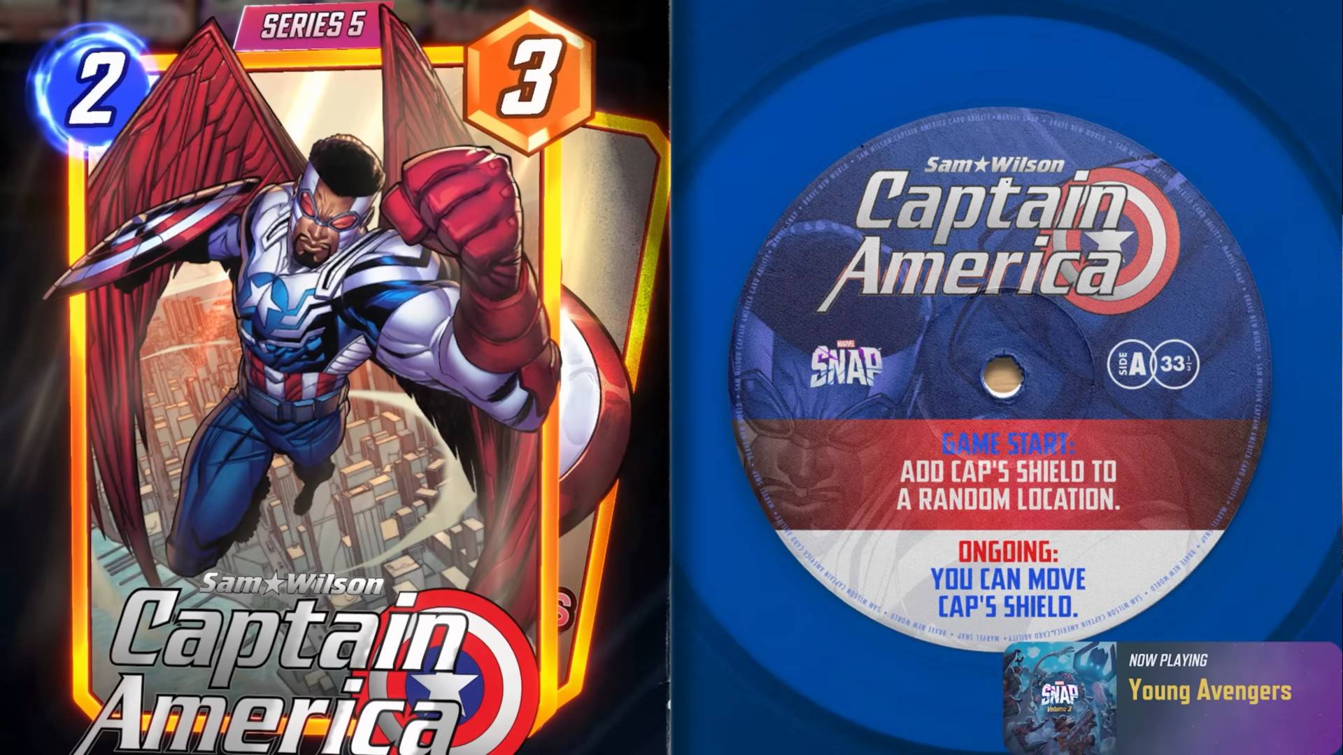 Sam Wilson Captain America boong tốt nhất trong Marvel Snap