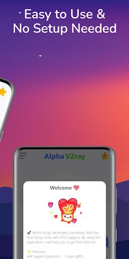 Alpha V2ray - Tunnel VPN Zrzut ekranu 1