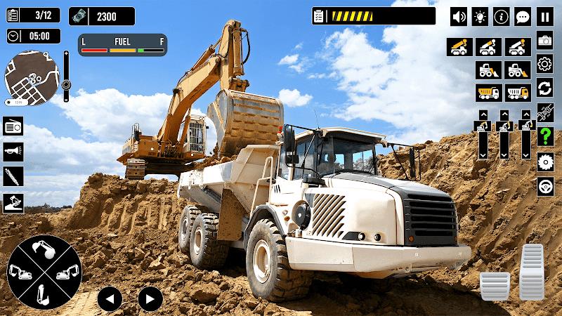 Construction Game: Truck Games Ảnh chụp màn hình 1