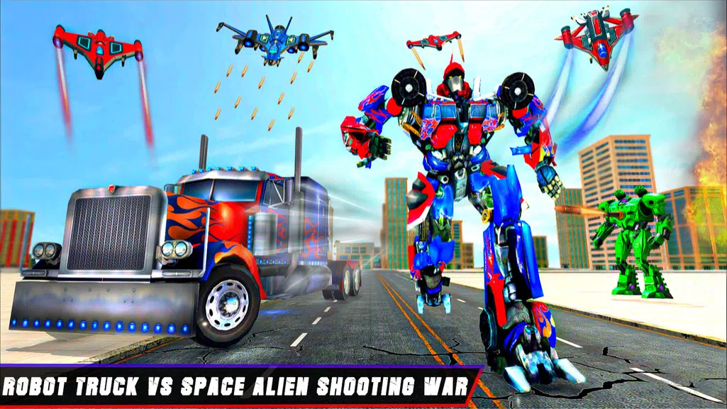 Truck Robot Transform Game Zrzut ekranu 0