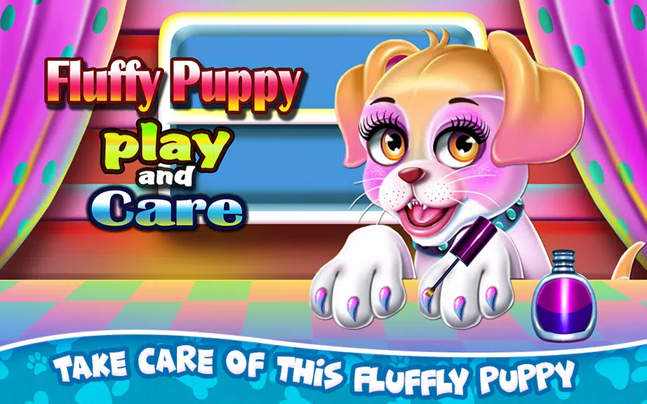 Fluffy Puppy Play and Care Ảnh chụp màn hình 0