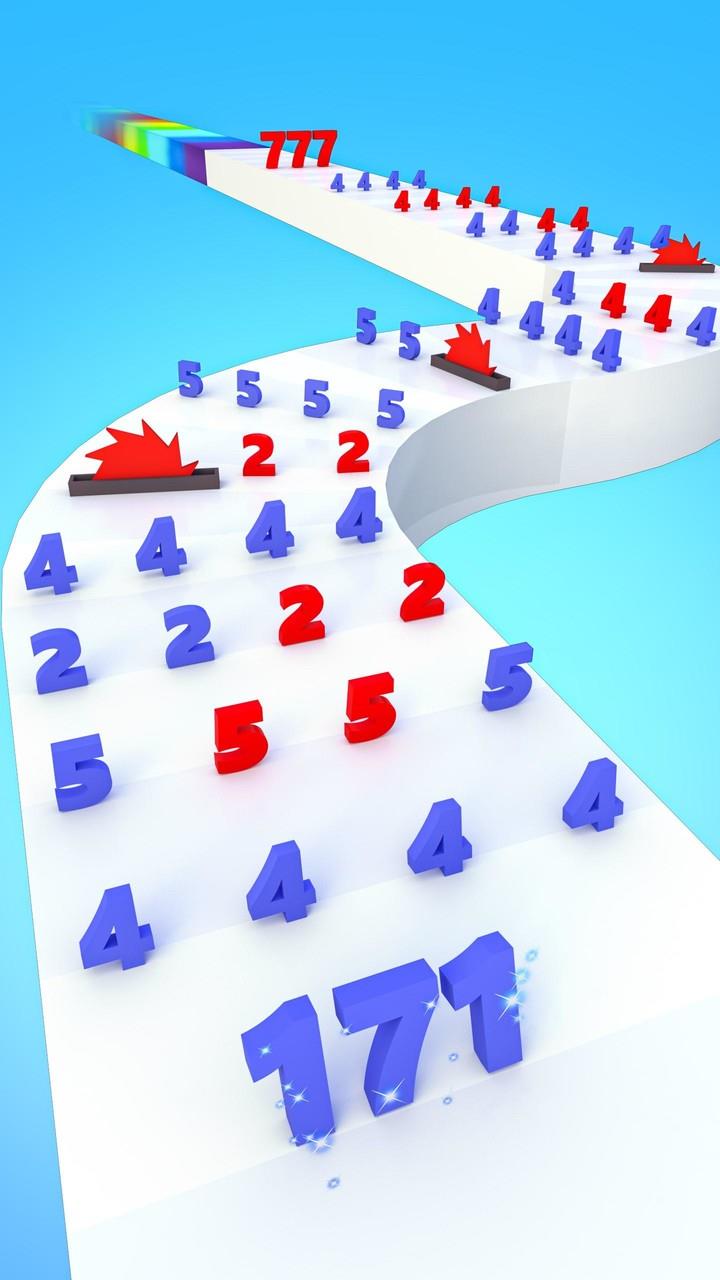 Number Run & Merge Master Game Captura de tela 2