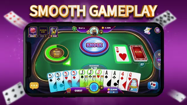 Gin Rummy Elite: Online Game Screenshot 1