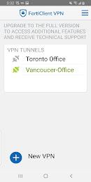 FortiClient VPN Captura de tela 1