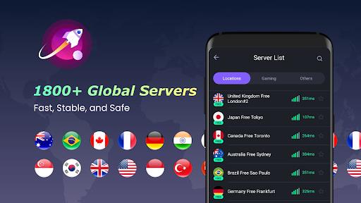 iTop VPN: Proxy & Game Booster Tangkapan skrin 1