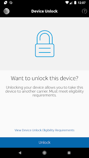 AT&T Device Unlock Zrzut ekranu 0