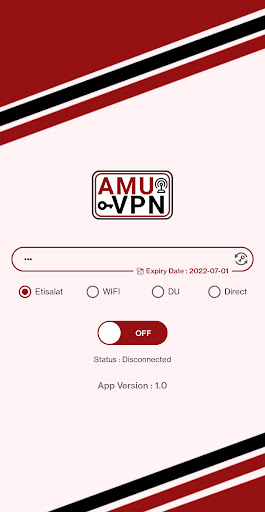 Amu VPN Ekran Görüntüsü 0