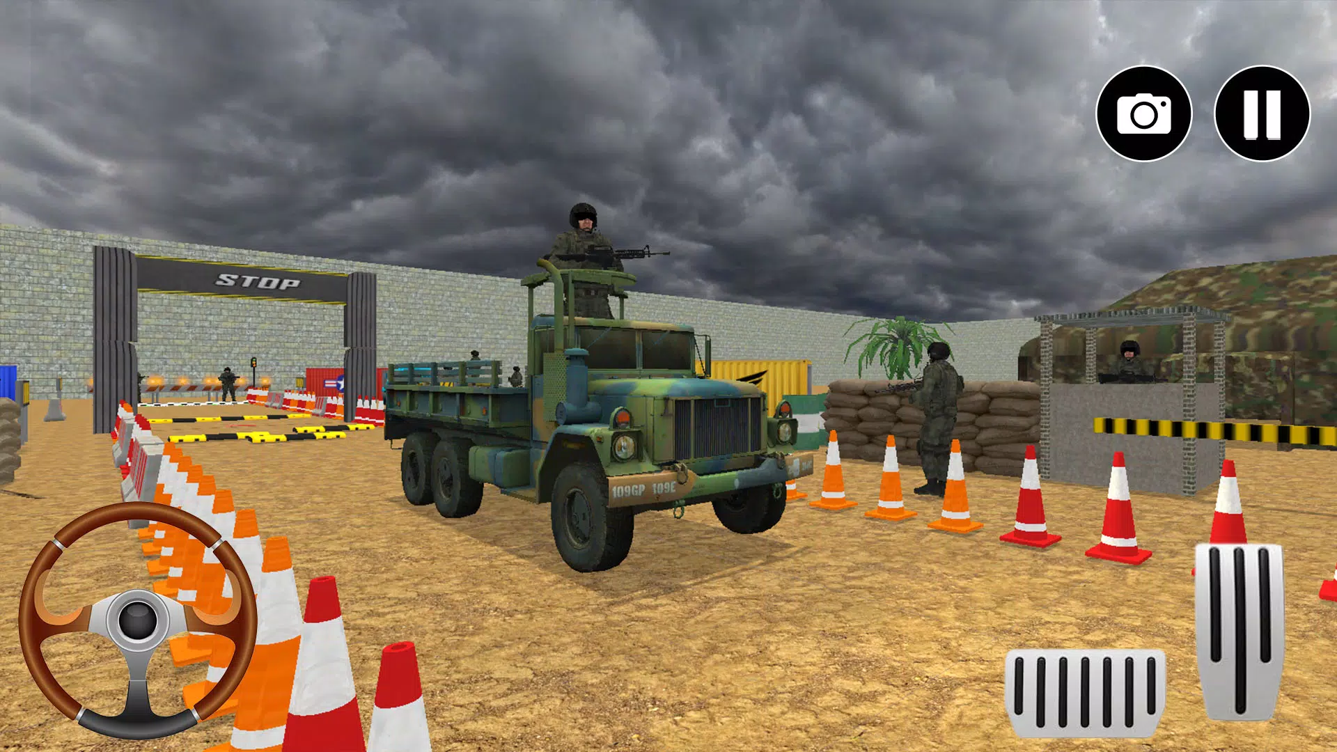 Army Truck Game Simulator 3D Captura de pantalla 0