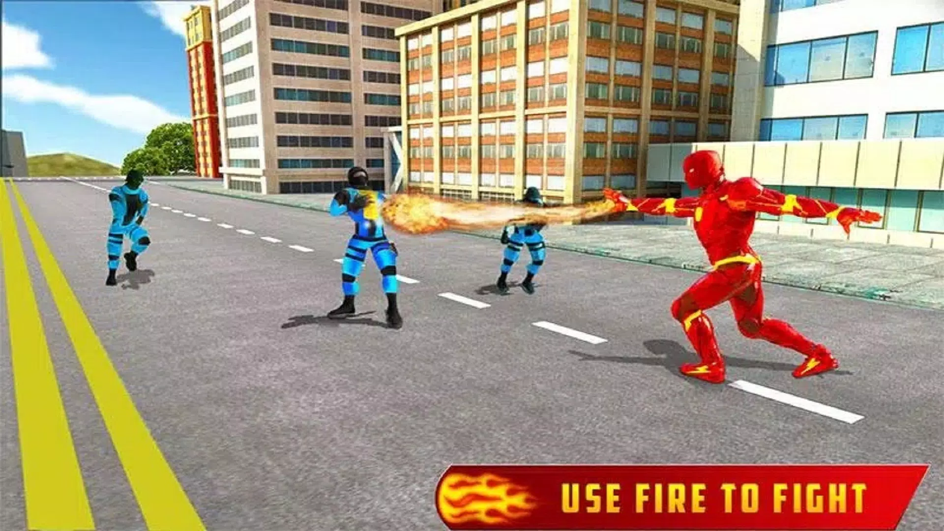 Fire Hero Robot Transform Game Ảnh chụp màn hình 3