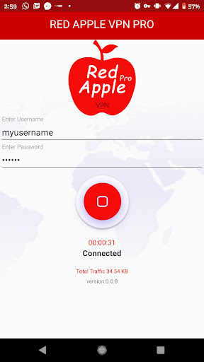 Red Apple VPN Pro Ảnh chụp màn hình 1