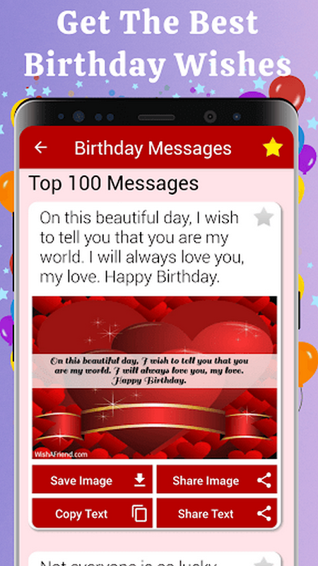 Birthday Cards & Messages Wish應用截圖第1張