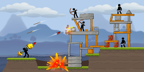 Boom Stick: Bazooka Puzzles Tangkapan skrin 0