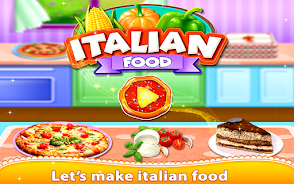 Italian Food Chef Cook Pizza 스크린샷 0