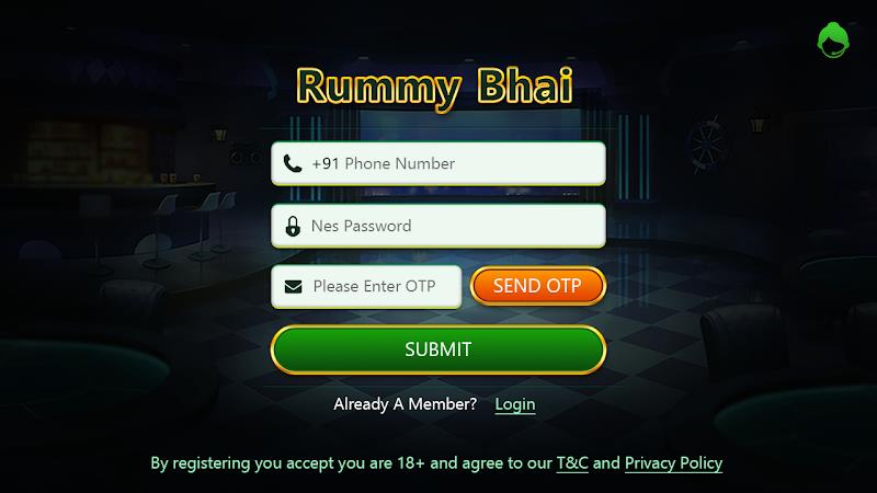 Rummy Bhai: Online Card Game स्क्रीनशॉट 1