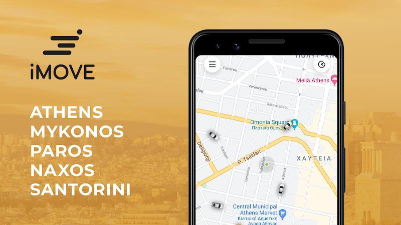 iMove Ride App in Greece Schermafbeelding 0