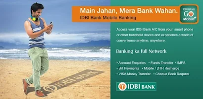 IDBI Bank GO Mobile+ ဖန်သားပြင်ဓာတ်ပုံ 0