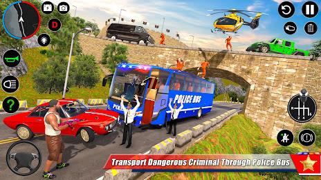 Police Bus Simulator Bus Games ภาพหน้าจอ 0