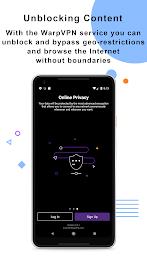 WarpVPN Ảnh chụp màn hình 3